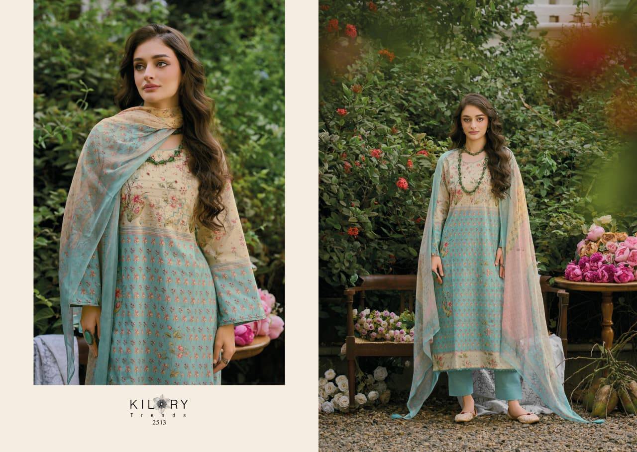 LUMORA By KILORY TRENDS 2511 To 2516 Series Stylish Beautiful Colourful PURE LAWN COTTON Dresses At Wholesale Price